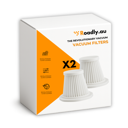 D80 PRO Vacuum Filters x2 — Washable & Reusable | High-Performance Pleated Filter