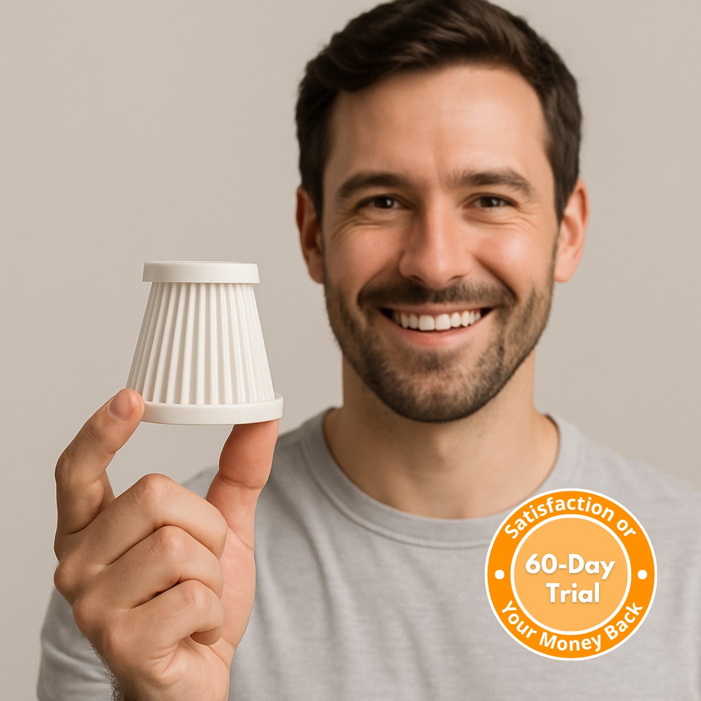 D80 PRO Vacuum Filters x2 — Washable & Reusable | High-Performance Pleated Filter
