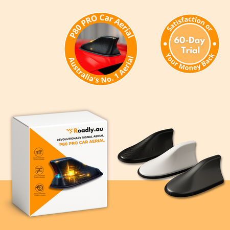 P80 PRO | Shark Fin Car Aerial – Amplified Radio & GPS Signal