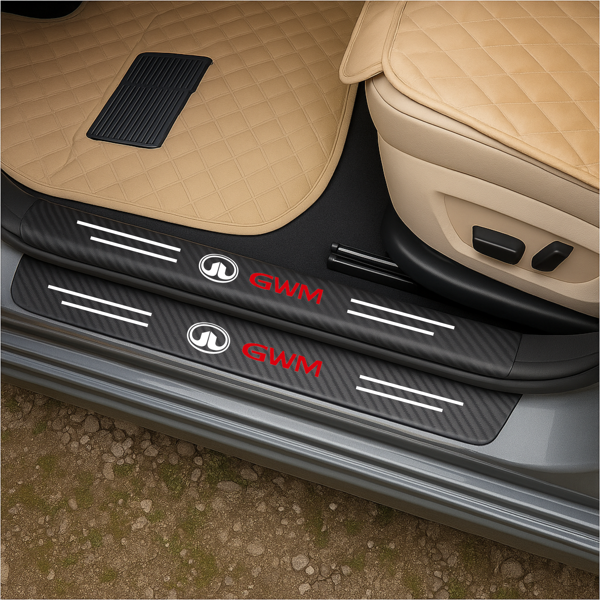 CarbonGrip PRO | Custom door sill protectors