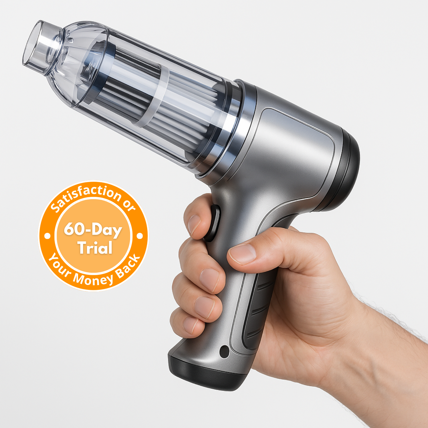D80 PRO | Powerful Cordless Car Vacuum – Compact, Lightweight and Rechargeable