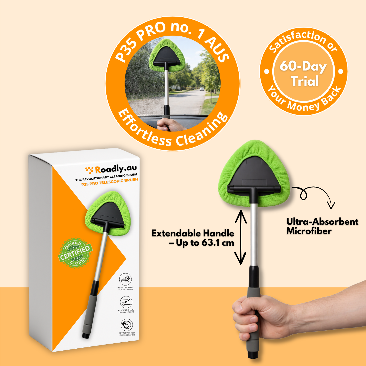 P35 PRO | Australia's No.1 Precision Windscreen Cleaner in 2026